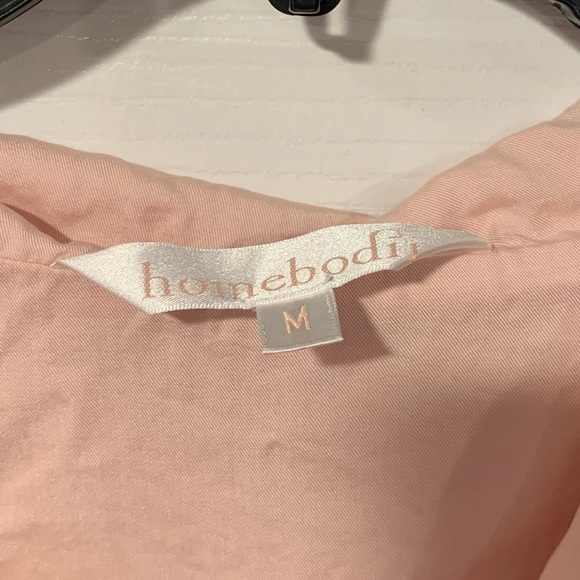 HomeBodii Short Sleeve Button Down Pajama Top - Picture 4 of 4